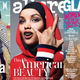 Images via Teen Vogue/Allure/Glamour.